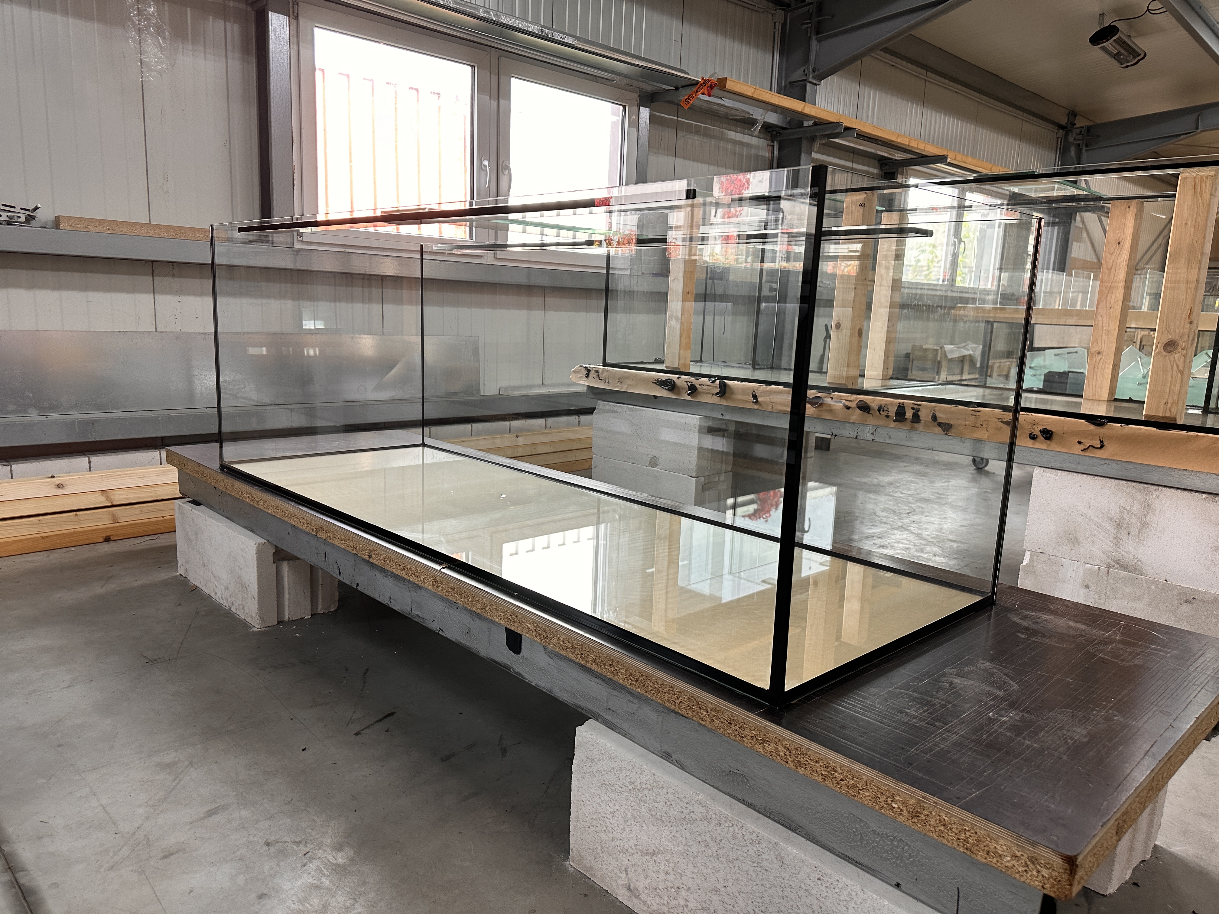 Aquarium in Produktion