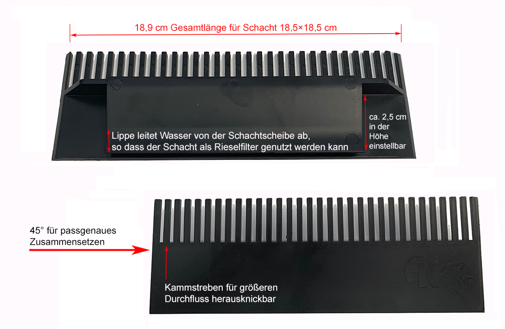AK-Überlaufkamm